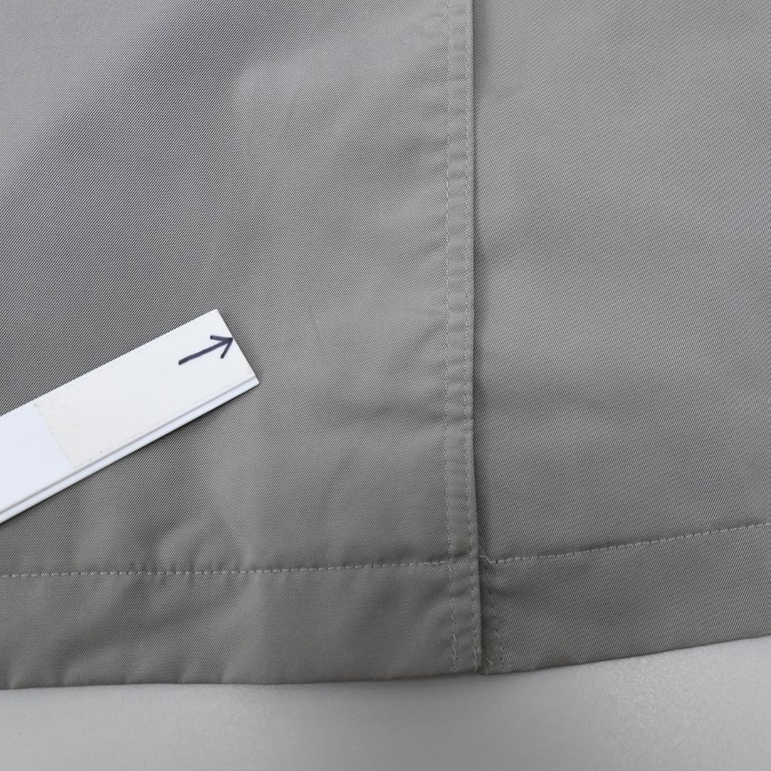 48093★年 バーバリーロンドン トレンチコート ナイロン グレー*