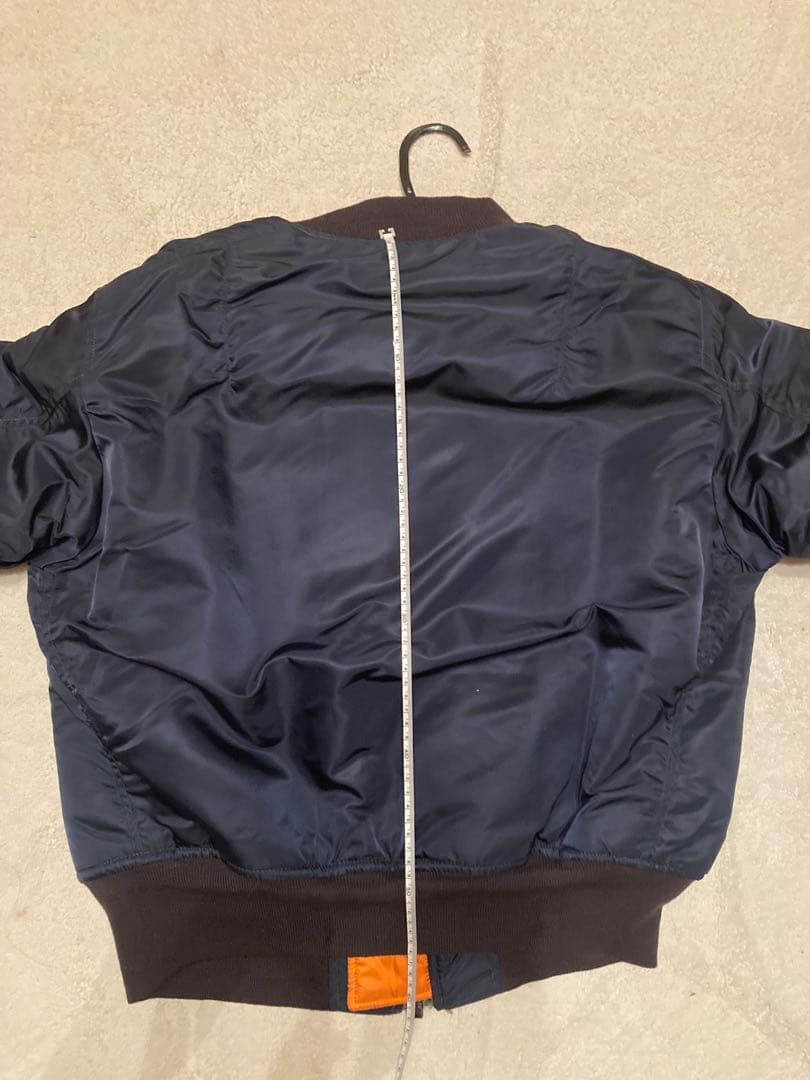 USA製 ALPHA フライトジャケット 68年モデル復刻 MA-1 Mサイズ