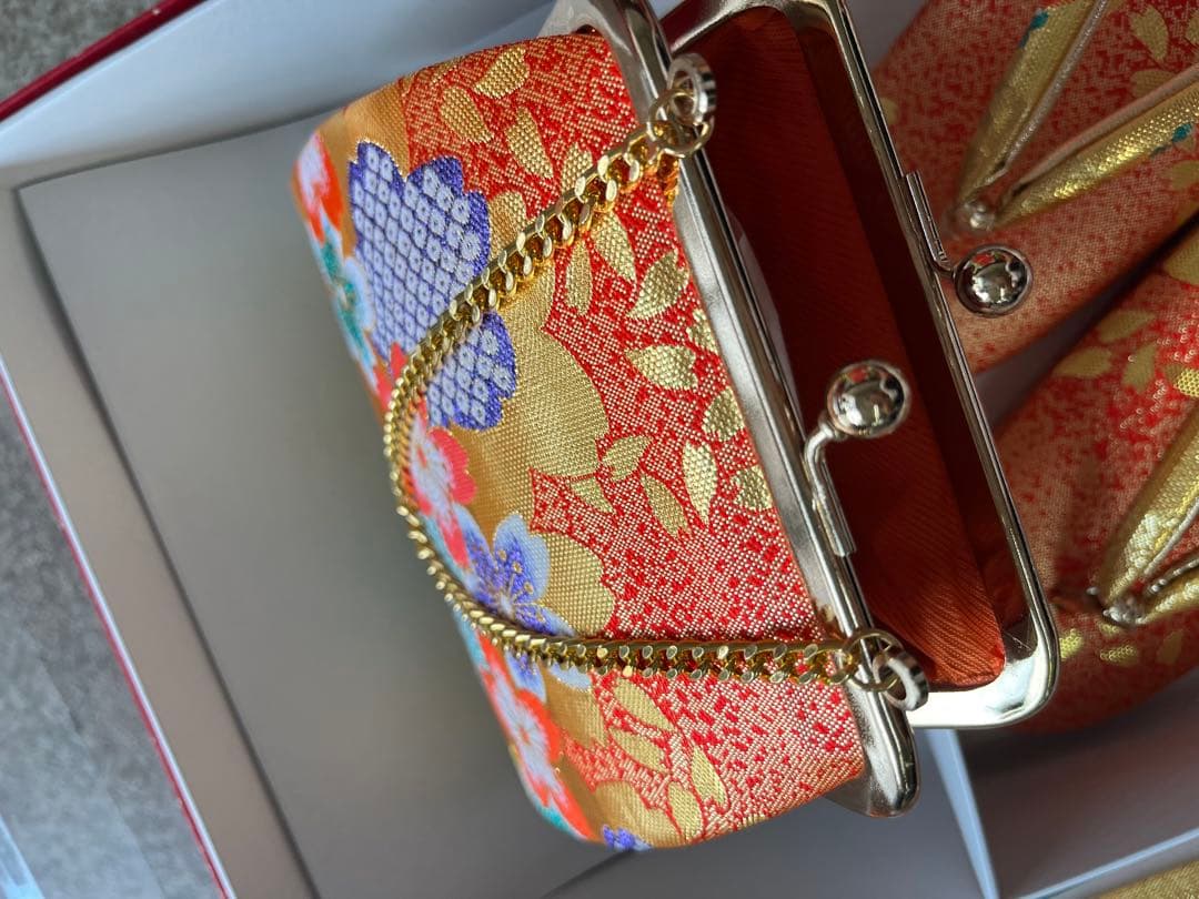 新品★ 未使用きれい　七五三　はこせこセット　6点　女の子　C12