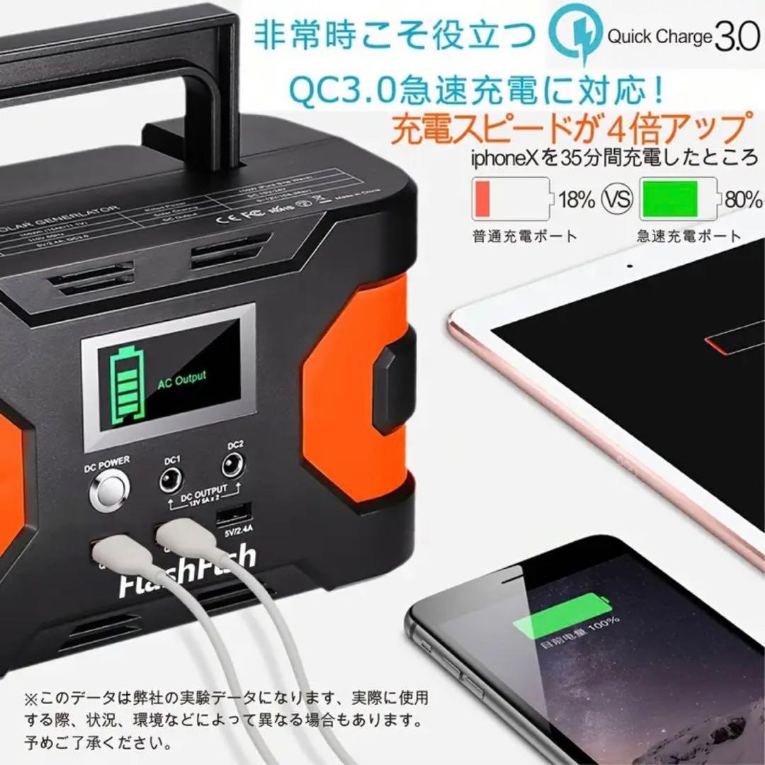ポータブル電源　小型発電機　家庭用蓄電池　大容量　45000mAh 166Wh