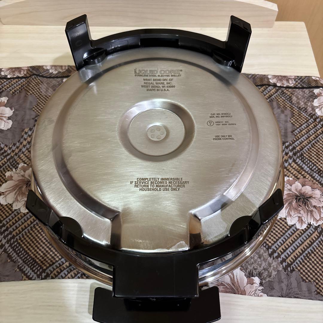 新品未使用　リキッドコア電気フライパン（正規品）