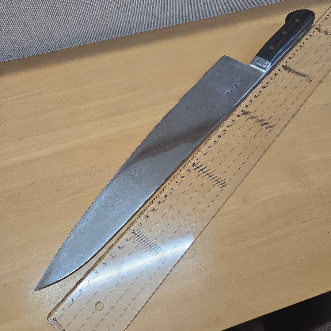 【玉鋼】本源正則　牛刀　約360mm