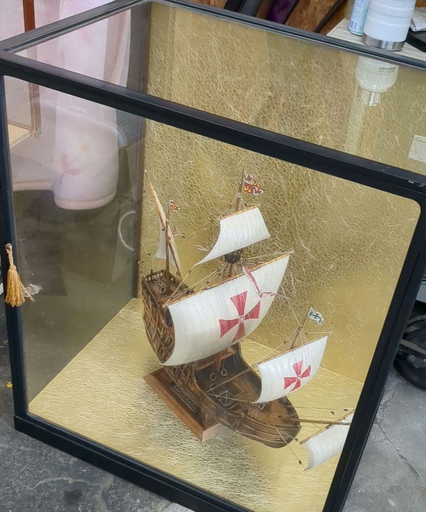 サンタマリア模型 ディスプレイケース付き