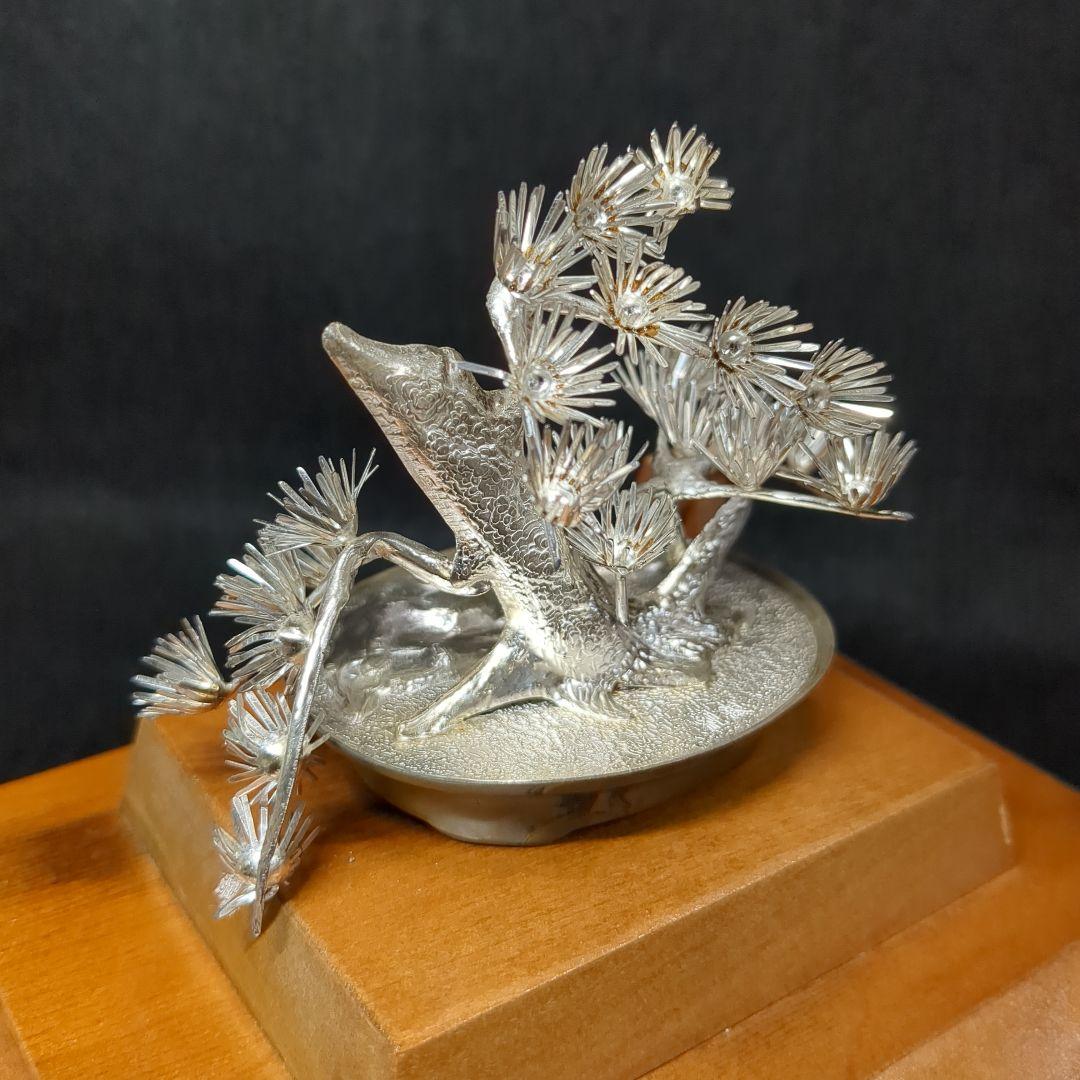 【純銀製】盆栽 松　光則作　金工作家　名工大淵武則