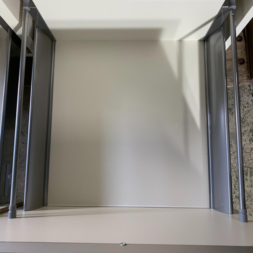 J834 パモウナ 食器棚 幅90cm キッチンボード キャビネット