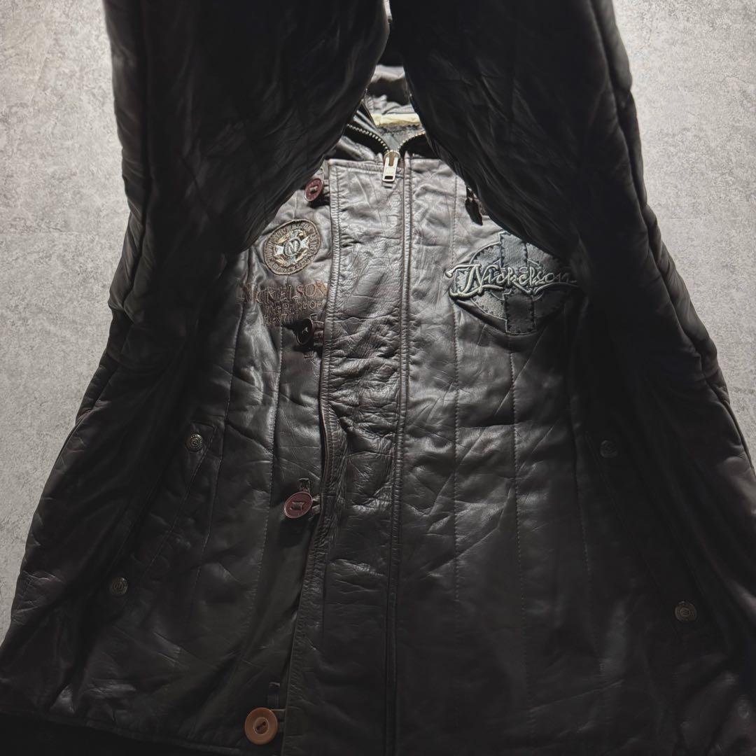 【90s vintage】フライトジャケット　n2b 3L レザー　短丈　Y2K