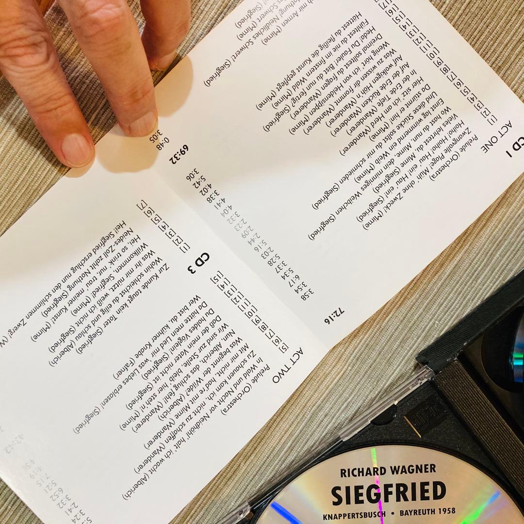 【レア、５８年バイロイト】ニーベルングの指環全曲　クナッパーツブッシュ