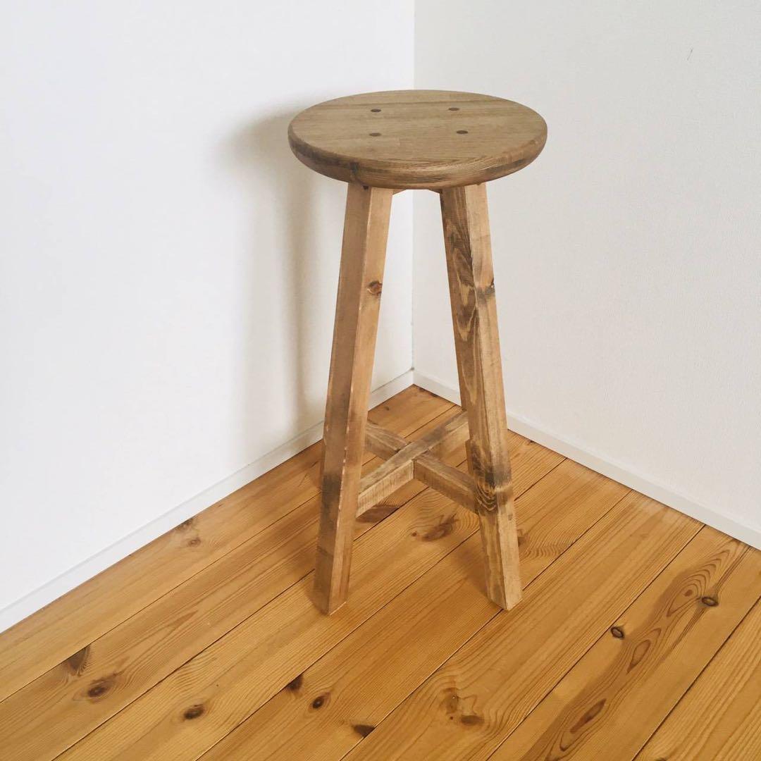 みーたん様オーダー品 スツール　高さ58