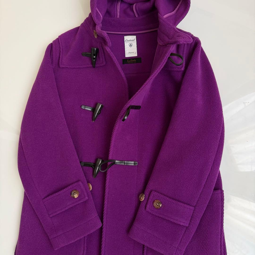 オーシバル ♡ ダッフルコート パープル 紫