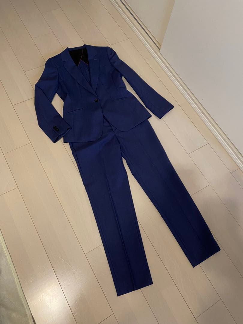 洋服の青山 HILTON 極美品イタリア高級スーツXL 13号 入学式 入園式