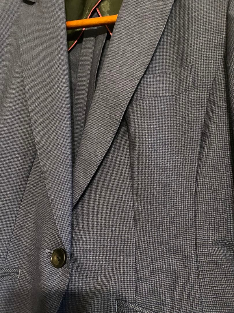 洋服の青山 HILTON 極美品イタリア高級スーツXL 13号 入学式 入園式