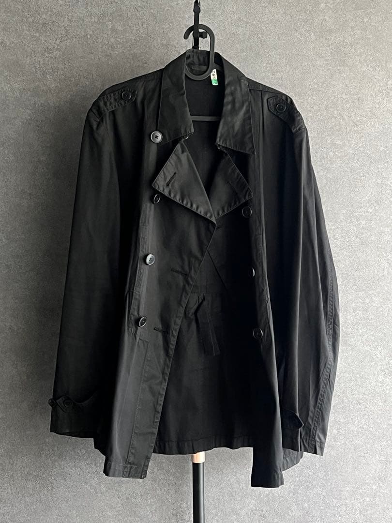 ヨウジヤマモトY’s トレンチショートコートブルゾン　ジャケットクリーニング済み