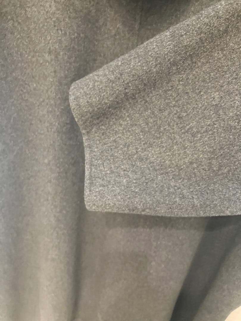 ルシェルブルー フードコート オーバーコート　コート　グレー