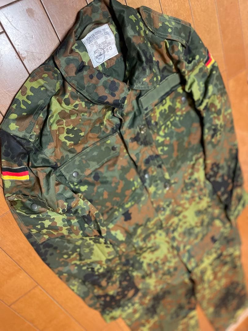 実物　ドイツ軍　ミリタリー ジャケットパンツ　上下セット　サバゲー　ビンテージ