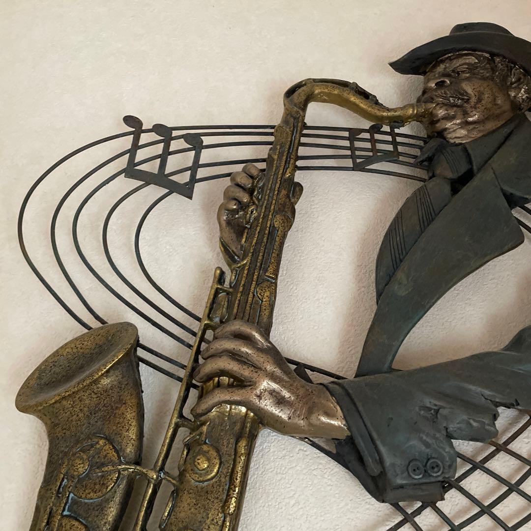 壁掛け アイアン インテリア 希少 約W800 H600 アンティーク jazz