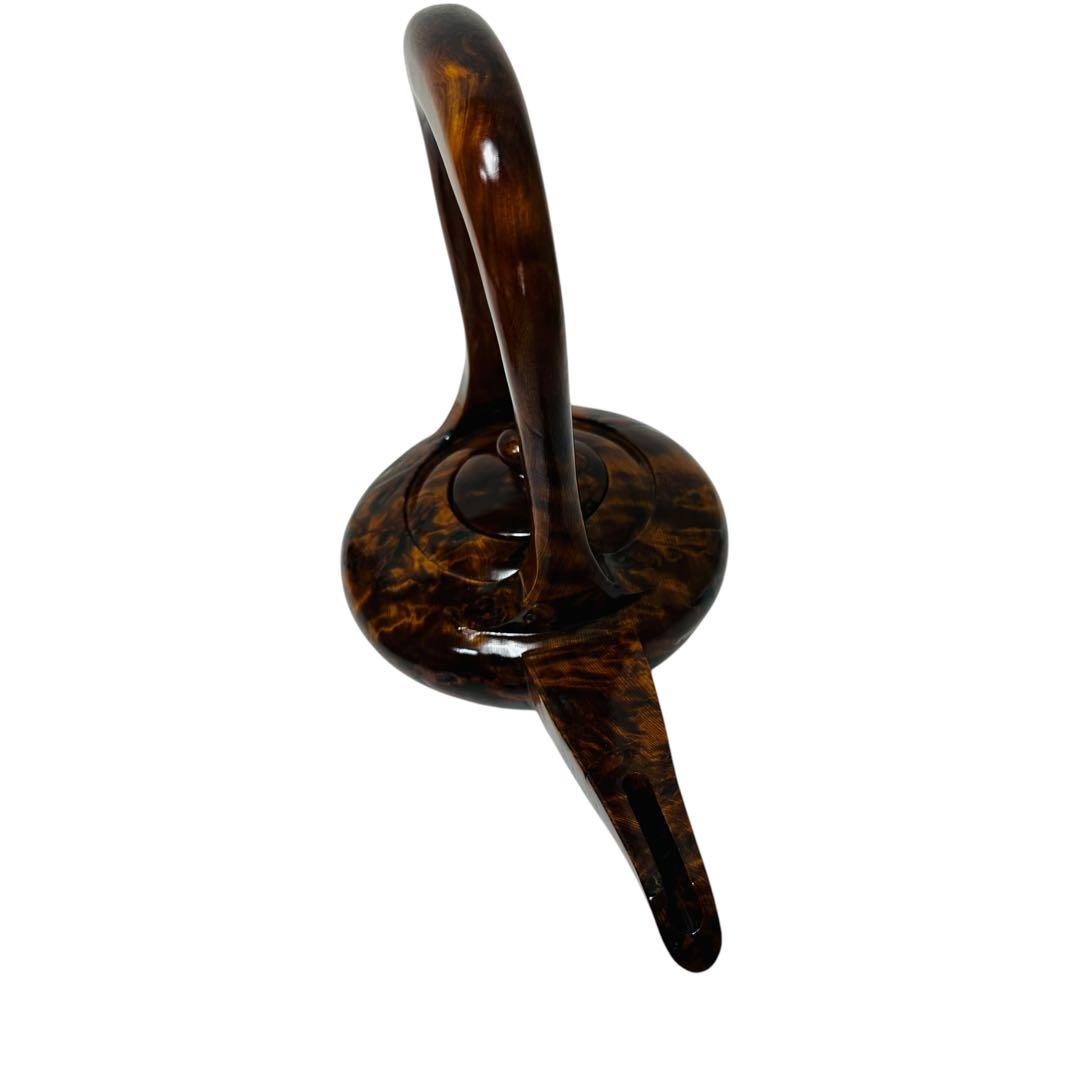 屋久杉 層蘇器 川下幸徳作 美術品　お屠蘇　銚子　台座　盃