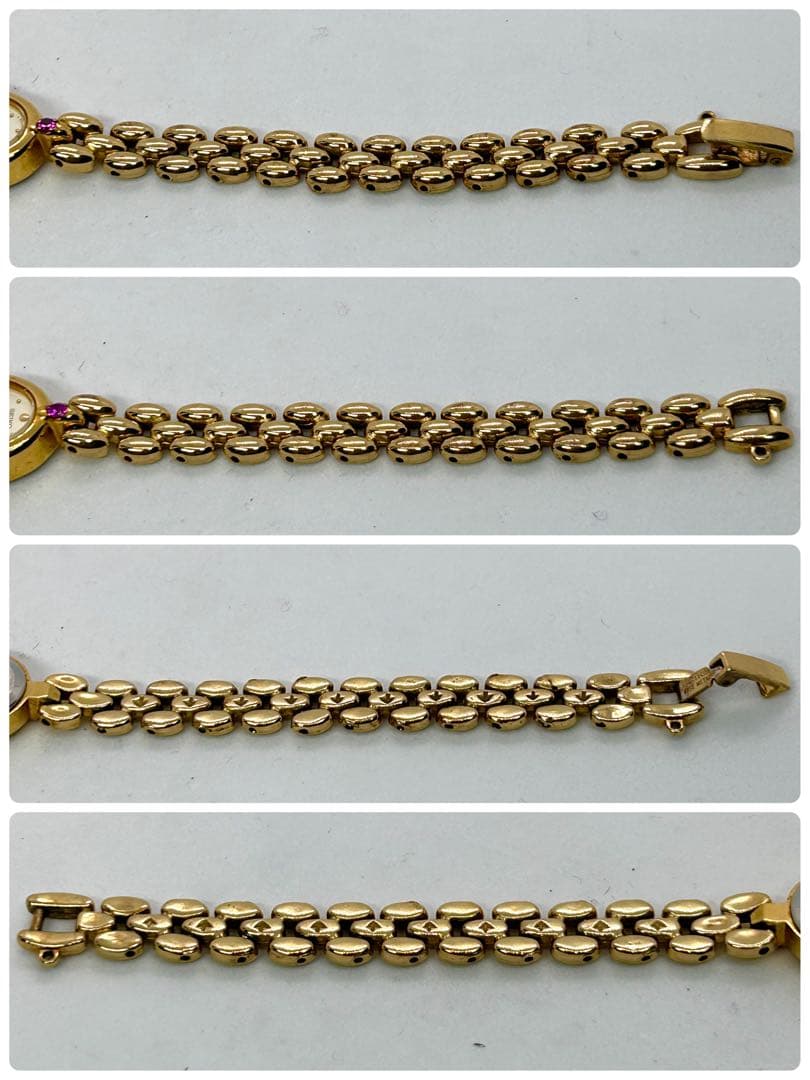 新品電池 稼働 SEIKO ジュエリーウォッチ 1E20-6140 ゴールド