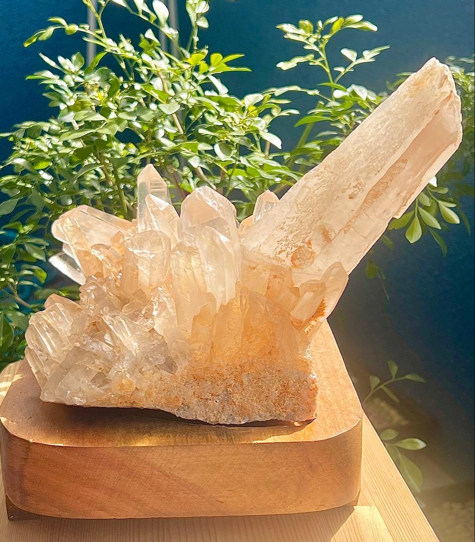 レア　超BIG 天然ピンク　マニカラン産　クラスター【3 ㌕】　置物　風水