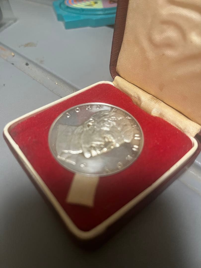 フランクリンミント ジョン F ケネディ プルーフ 銀貨 ? メダル？ ケース入