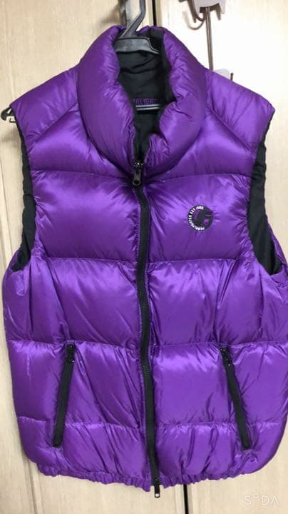 パーリーゲイツ　リバーシブル　ダウンベスト