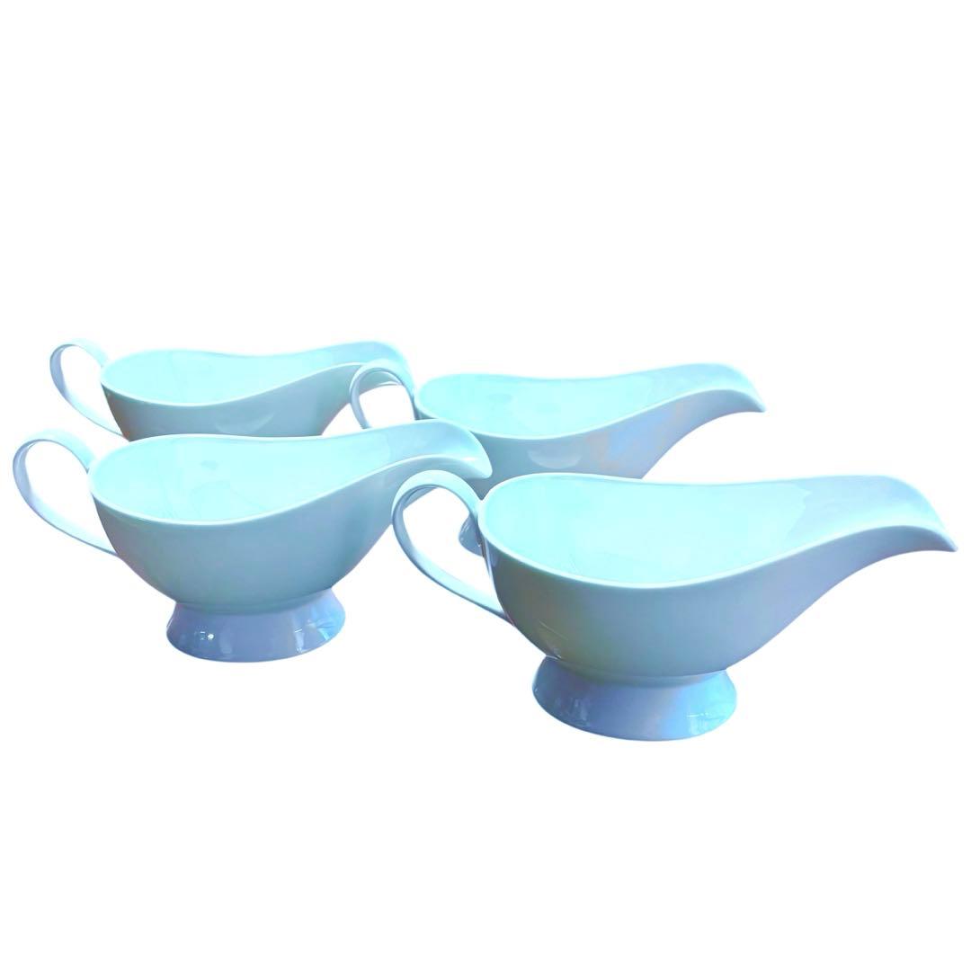 【美品】NARUMI プラスセラム ソースボート カレーポット 4セット