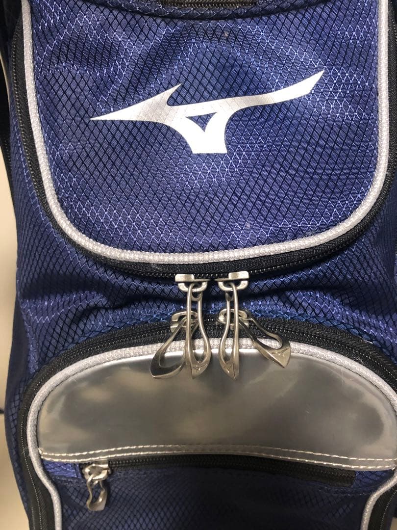 【送料込み】美品　MIZUNO ミズノ キャディバッグ ゴルフバッグ　軽量型