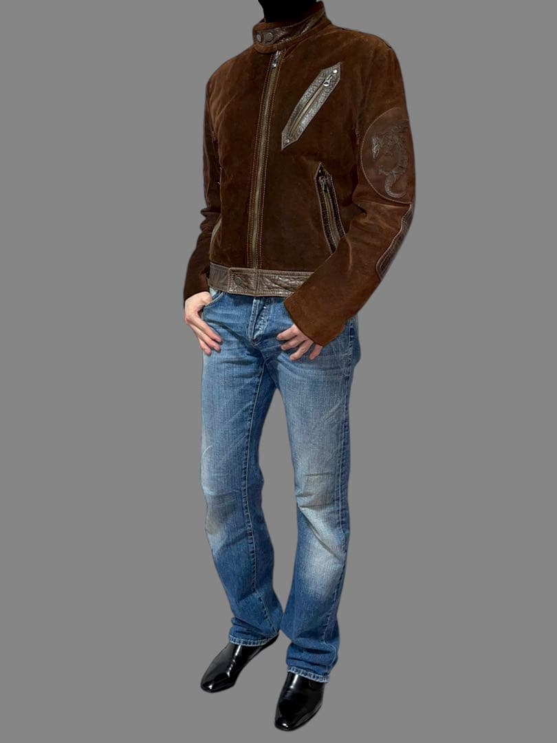 ジャケット・アウター ARMANI Dragon leather blouson