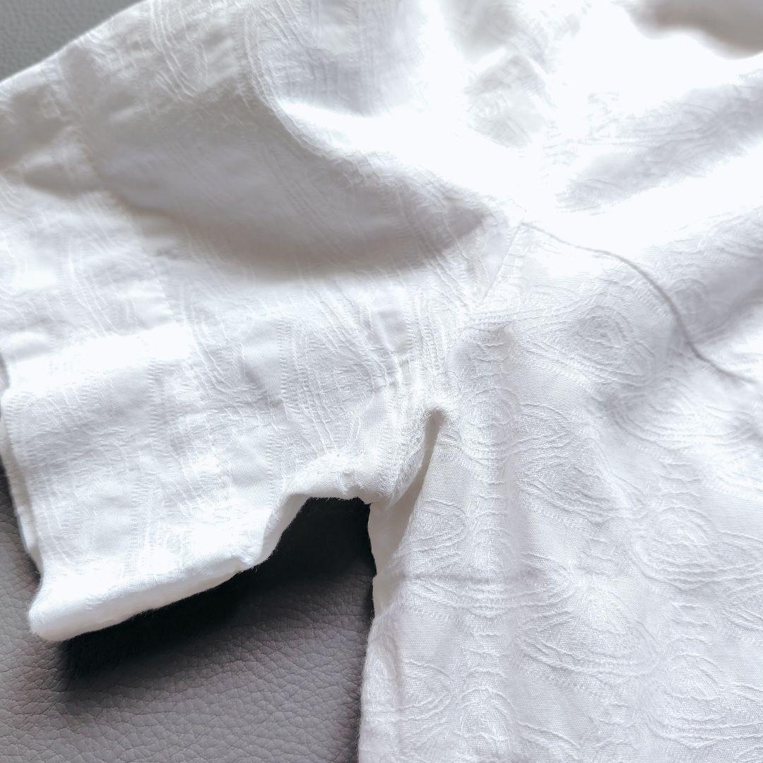 ヴィヴィアンウエストウッド ボウタイ ジャガード シャツ オーブ 刺繍