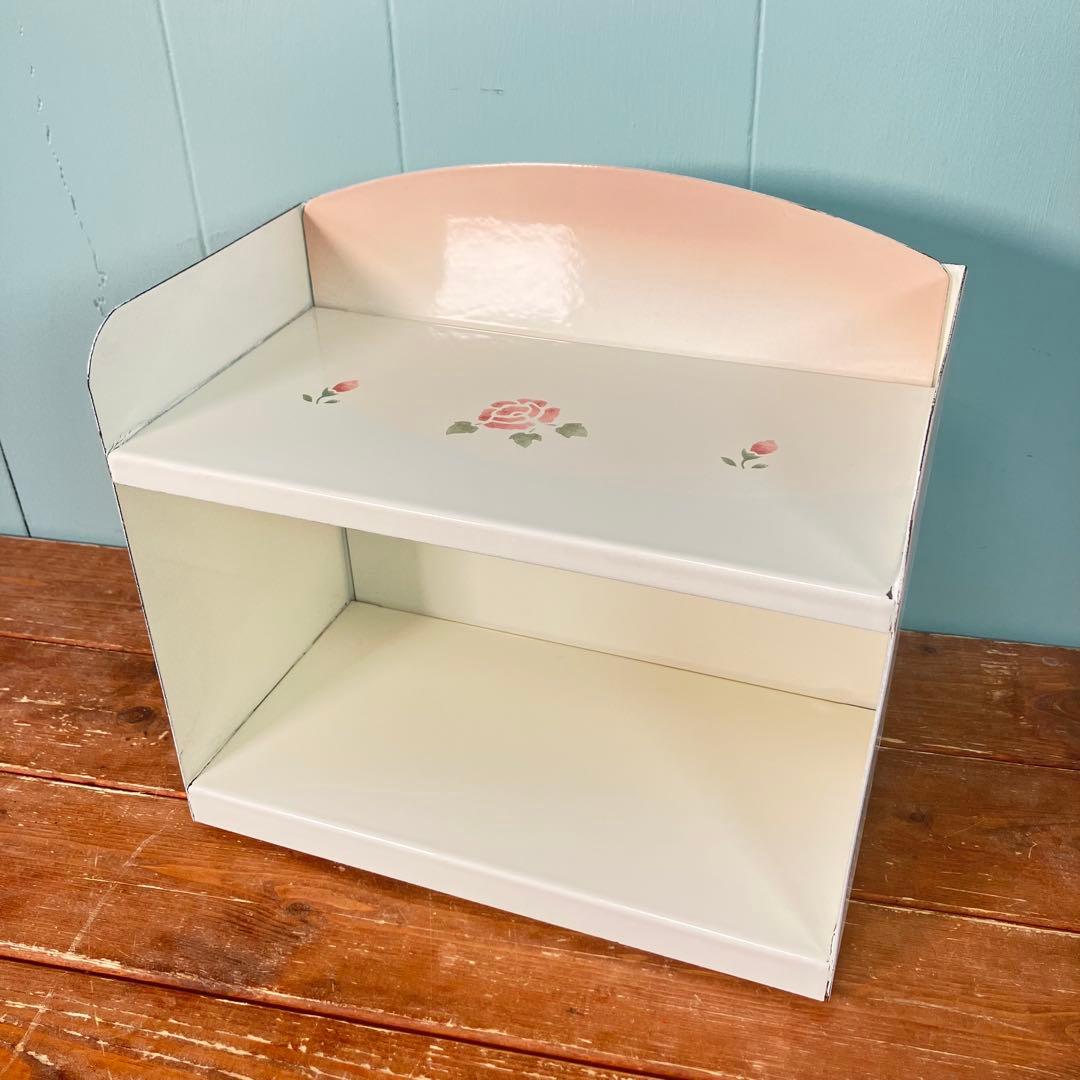 【激レア✨】マニーローズ♪ ホーロー収納ラック