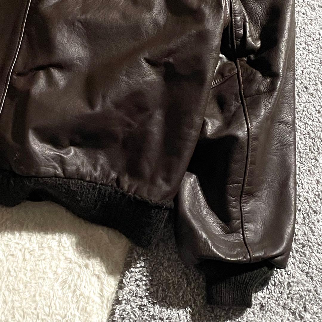 70～80sフライトジャケット　TYPE G-1　USA製　サイズ54　本革