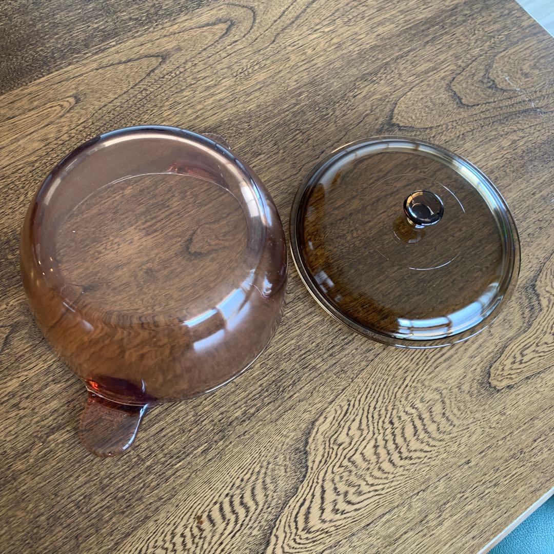 vision ビジョン両手鍋　フライパン　3点セット　耐熱ガラス　フランス