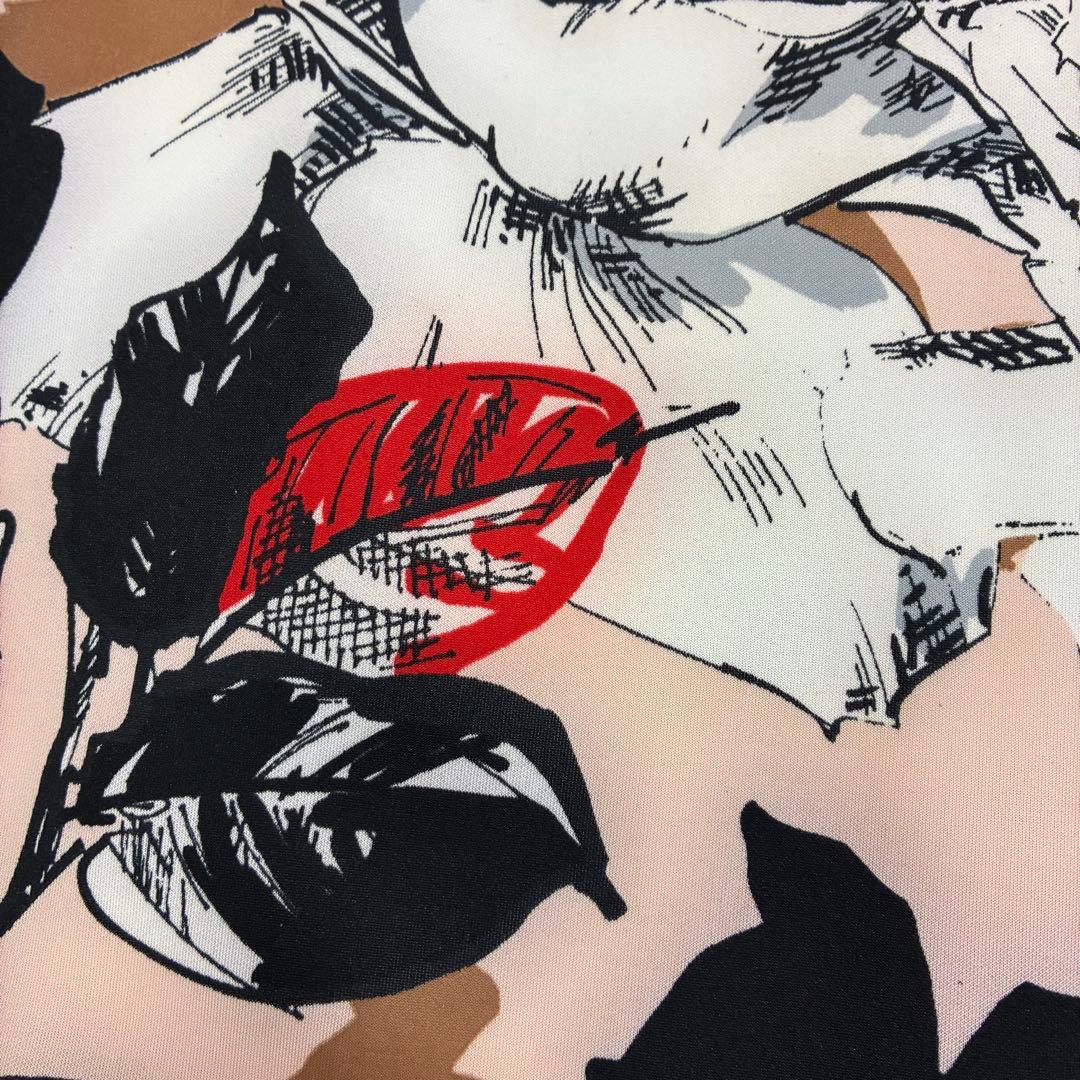 Blumarine ブルマリン☆お花柄ジップアップコート ピンク