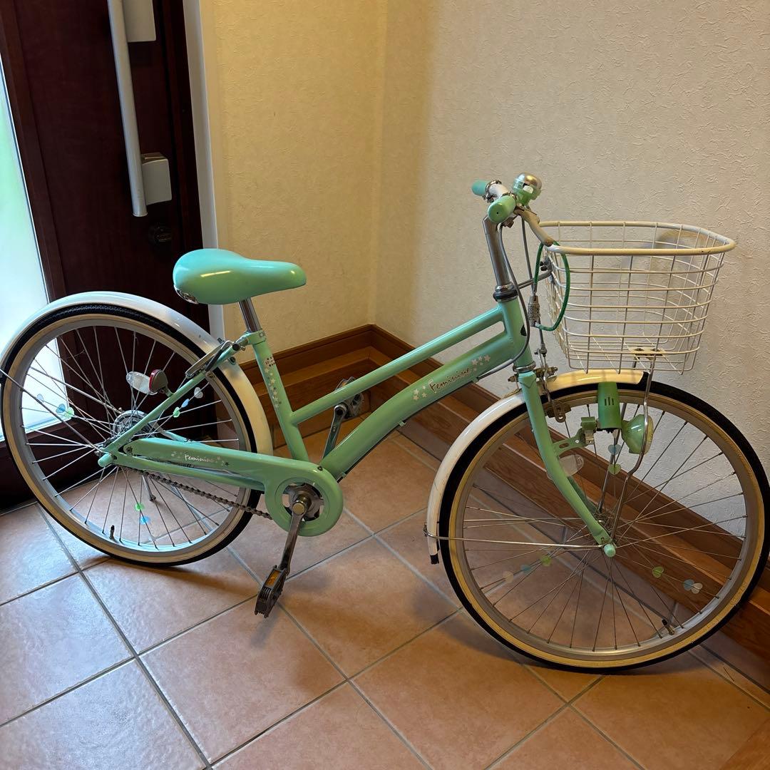 子供用自転車 ミントグリーン 24インチ