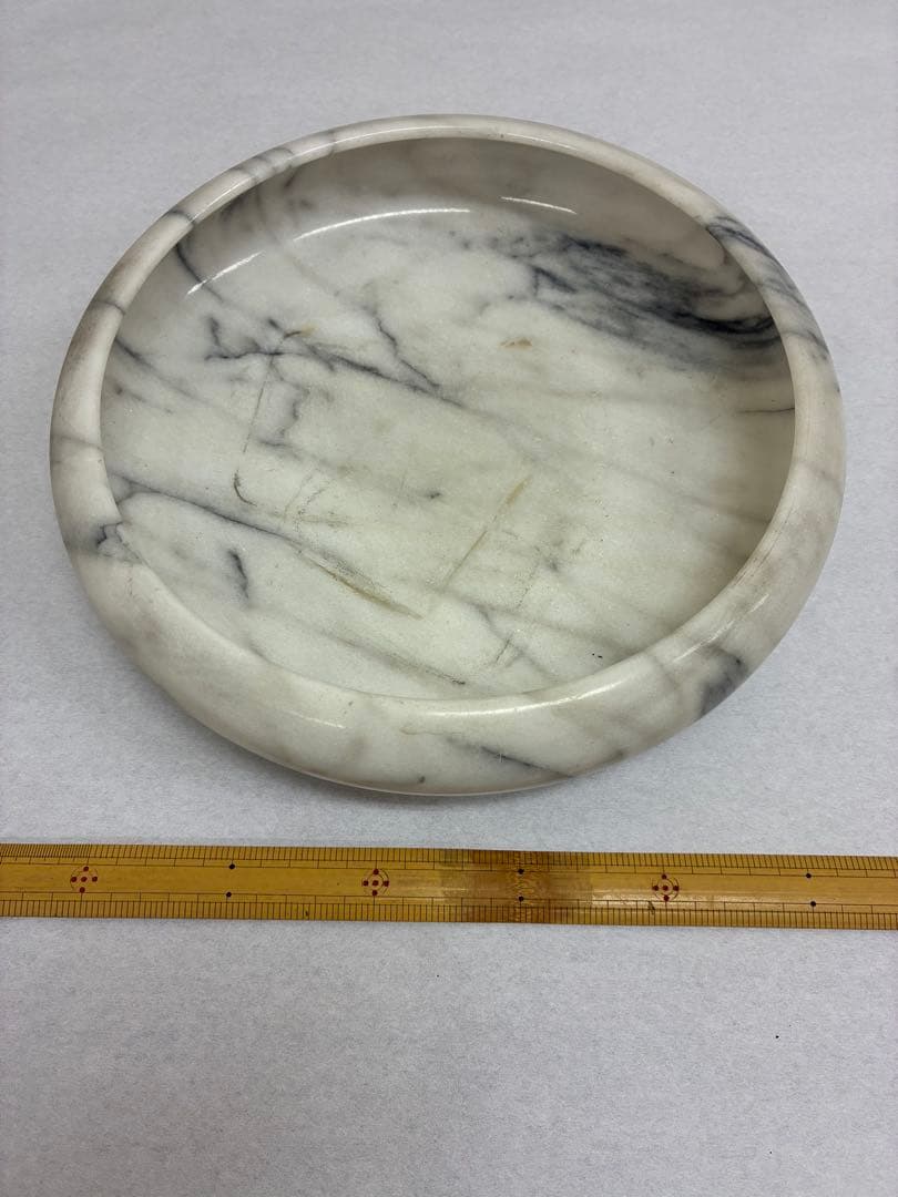 FINE MARBLE 円形　水盤　花器