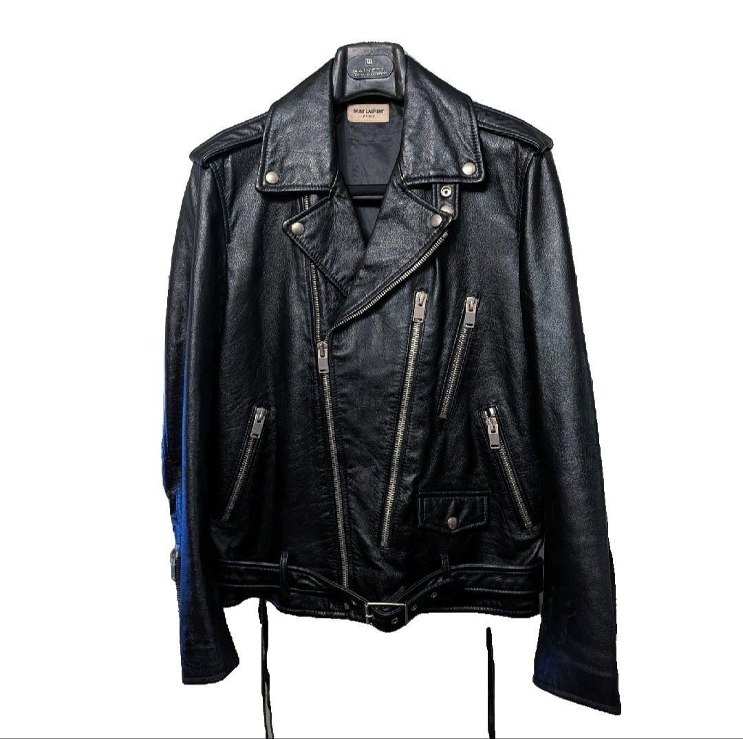 【希少】SAINT LAURENT L17 ブラッドラスターライダースジャケット