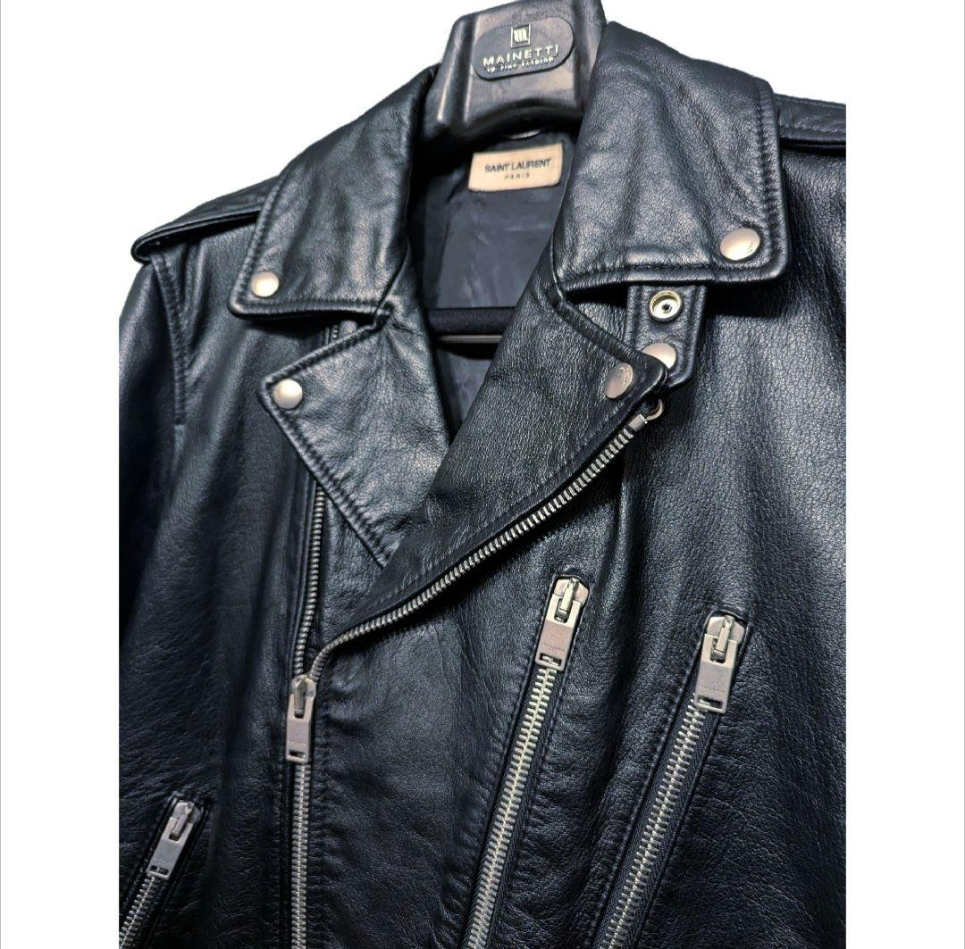 【希少】SAINT LAURENT L17 ブラッドラスターライダースジャケット