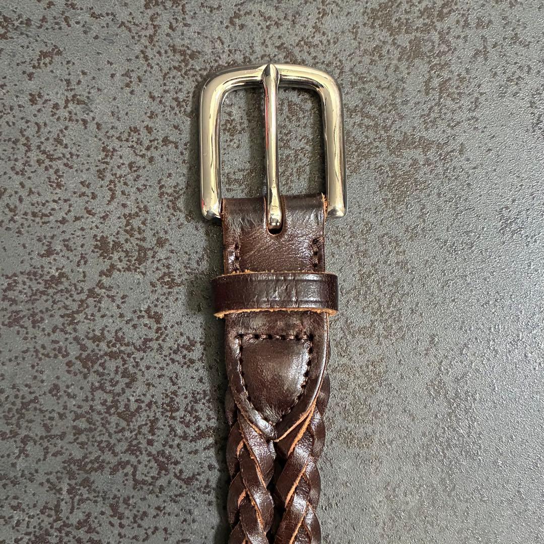 ホワイトハウスコックス メッシュベルトブラウン30-75