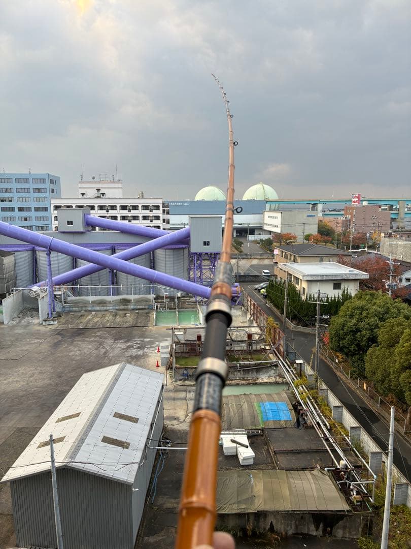 自作全竹軟調子和竿