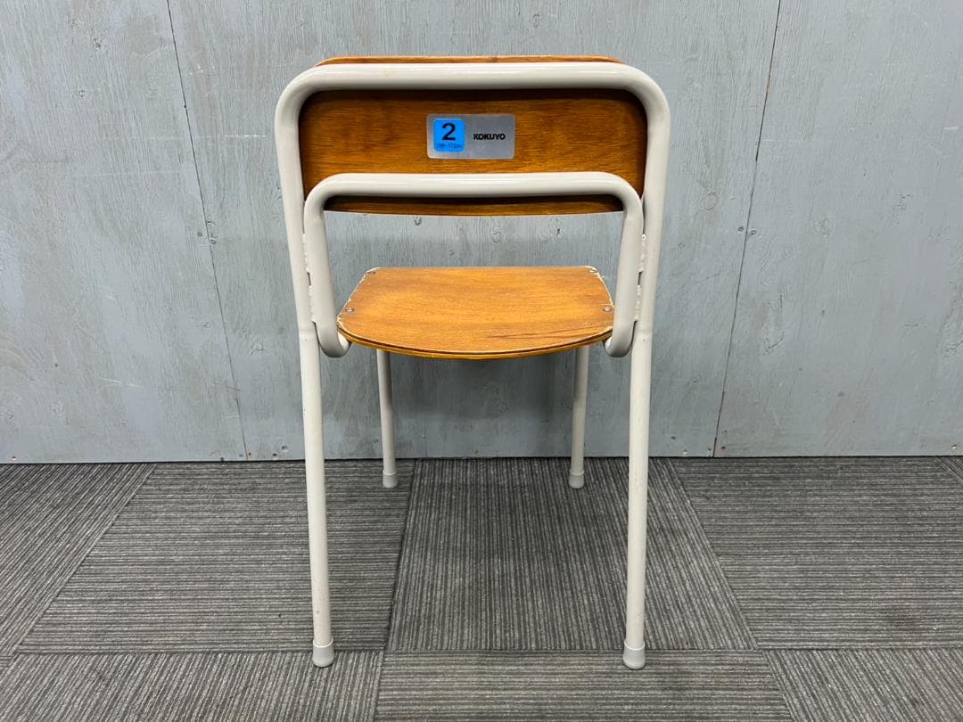 512◆格安配送地域あり◆ホウトク製◆学童机・椅子4組(旧JIS2号)学校学習塾
