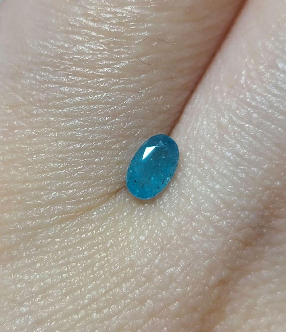 素晴らしい青ネオン★ブラジルバターリャパライバトルマリンリング10金★