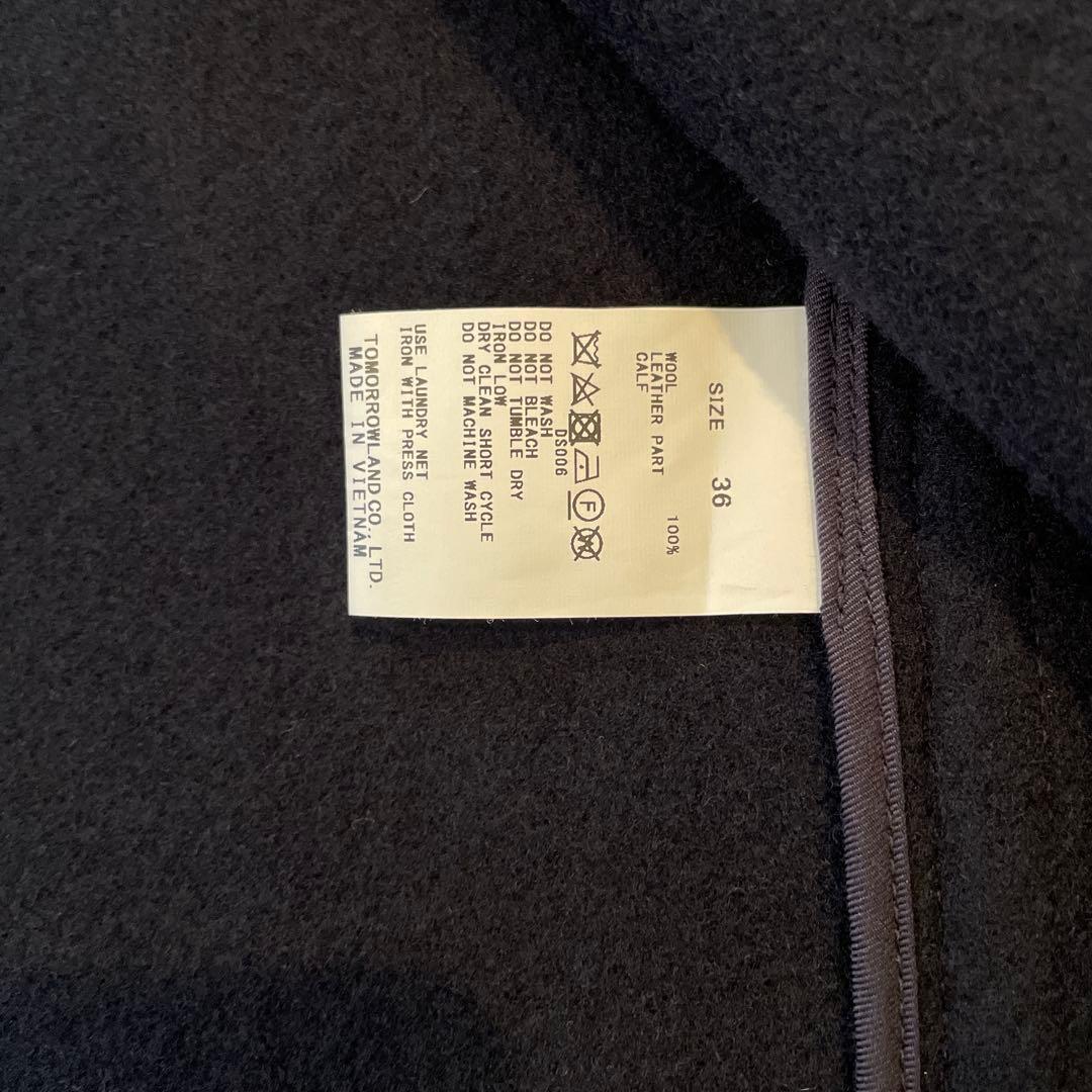 タグ付き 未使用品 トゥモローランド マカフィー ネイビー ダッフルコート