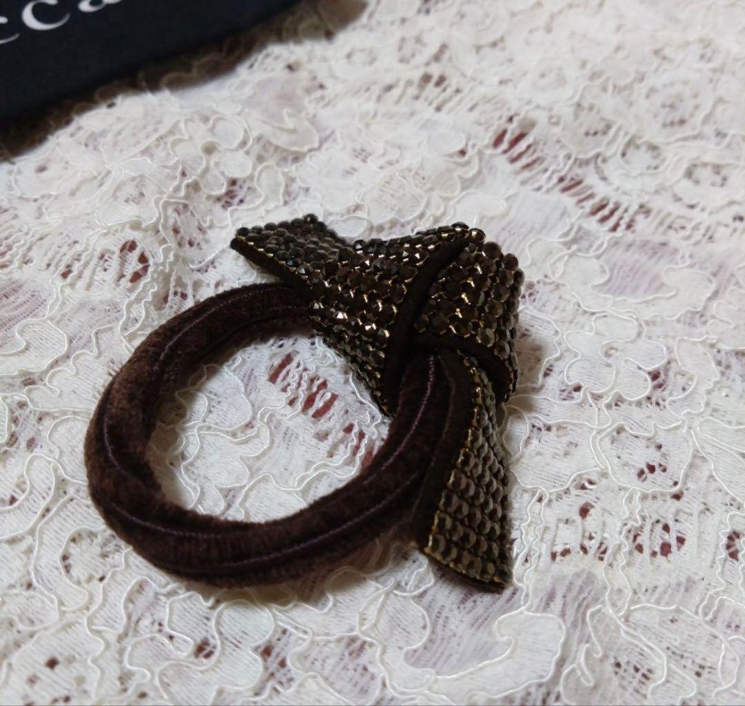 【美品】acca ドレスポニー　ブラウン