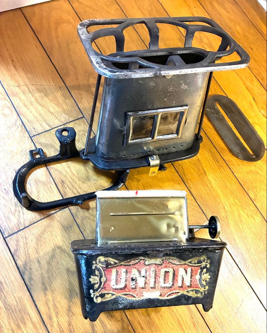 美品 アイロンストーブ ユニオン レイルロードランタン　オイルランタン