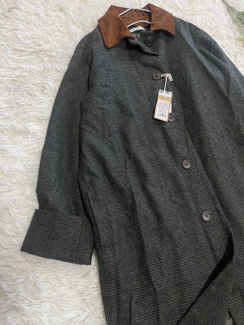 新品☆タグ付き☆ i_am corduroycollar check coat