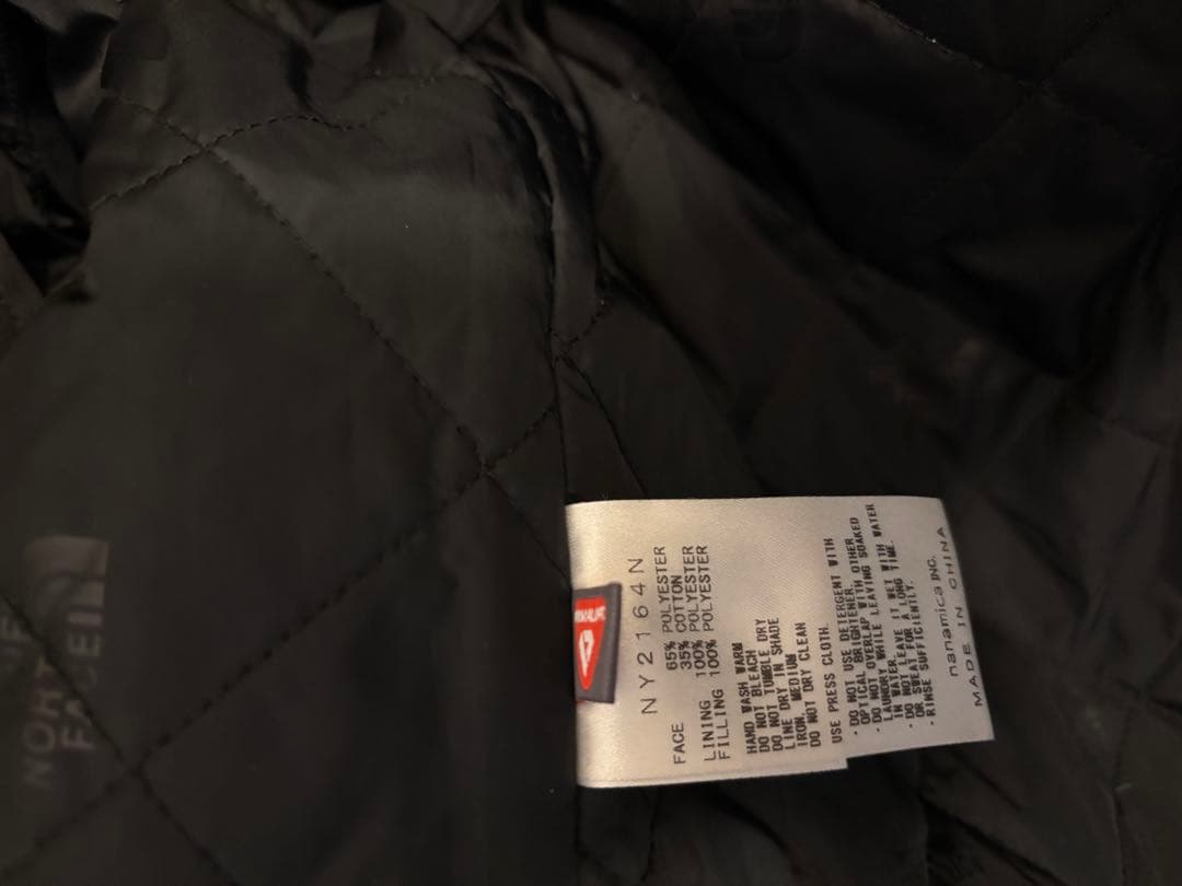 THE NORTH FACE ブラック ステンカラーコート NY2164N