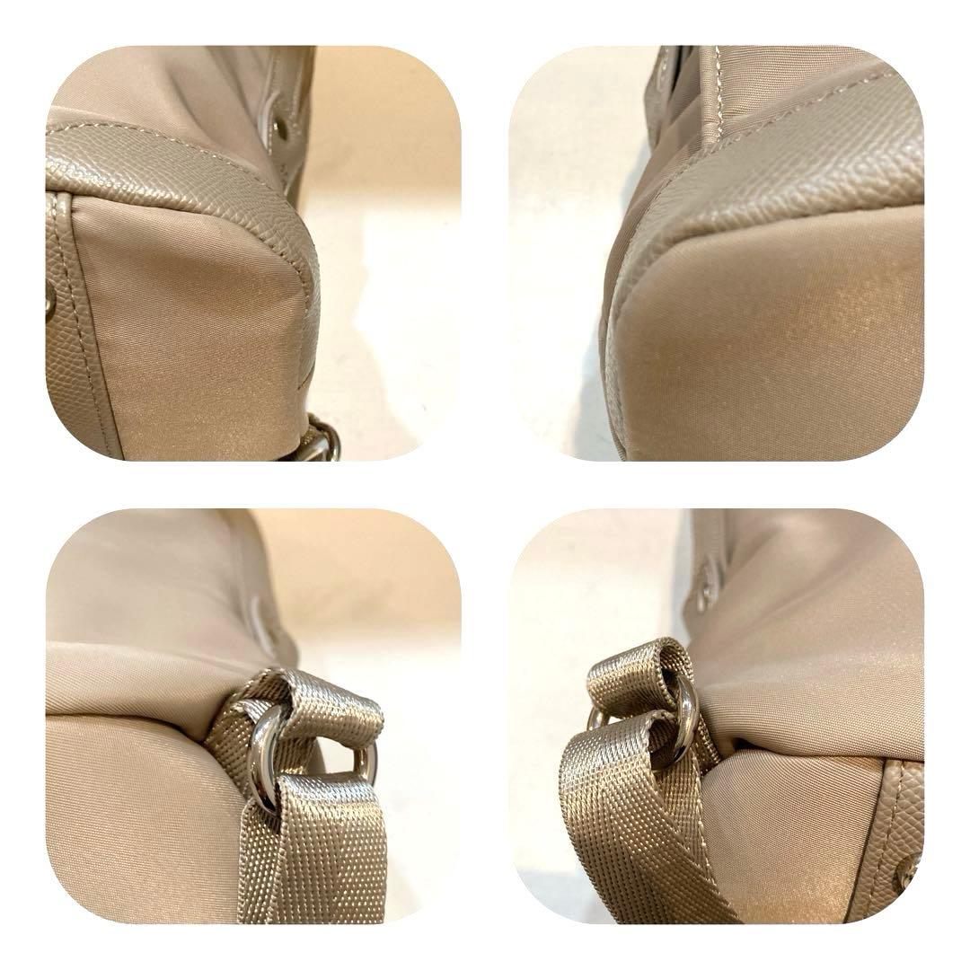 【美品】ace.GENE エルビーサック2 リュックA4 ベージュ