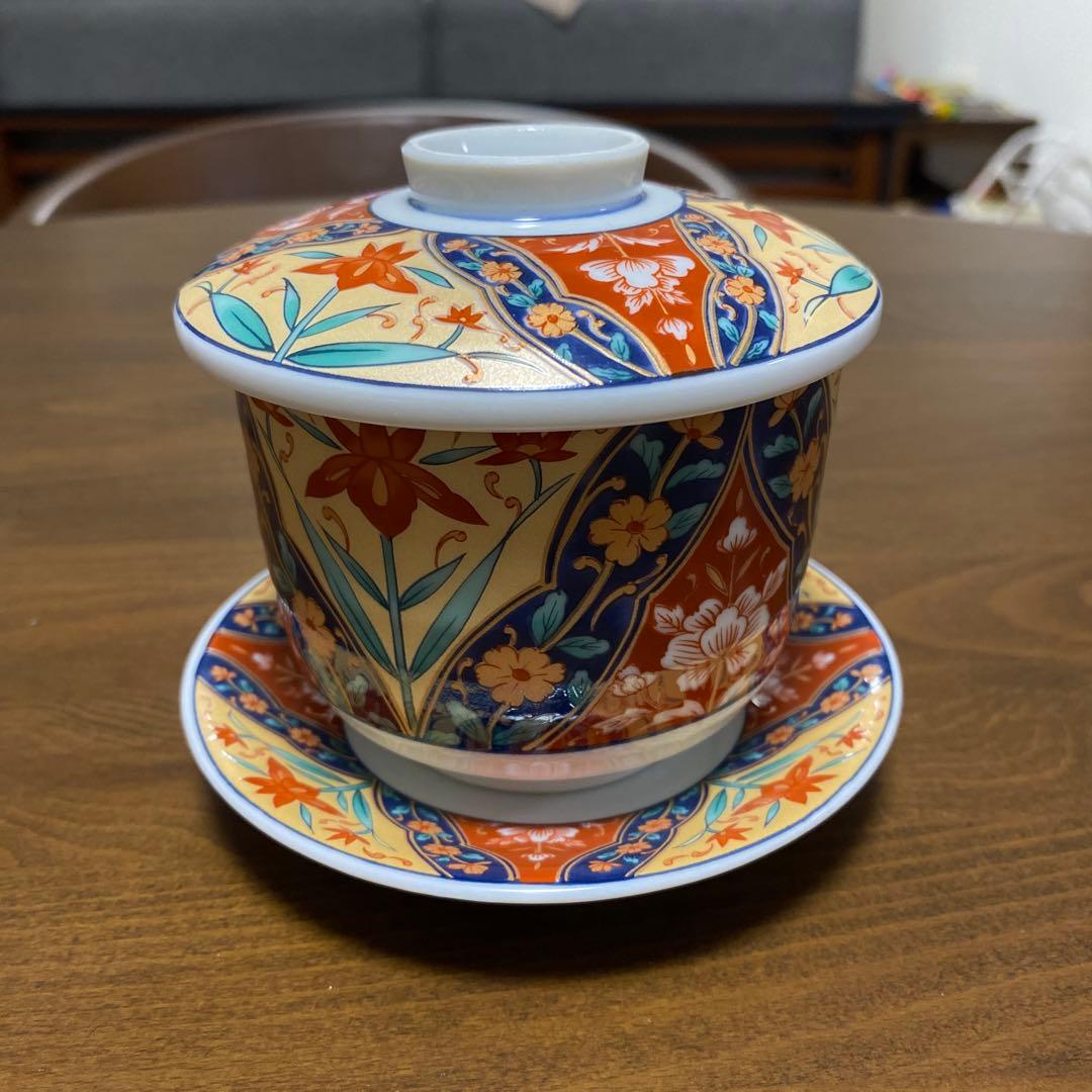 龍峰窯 蓋付き碗 蒸し碗 茶碗蒸し 龍峰 有田焼 伊万里焼 陶芸　5客セット