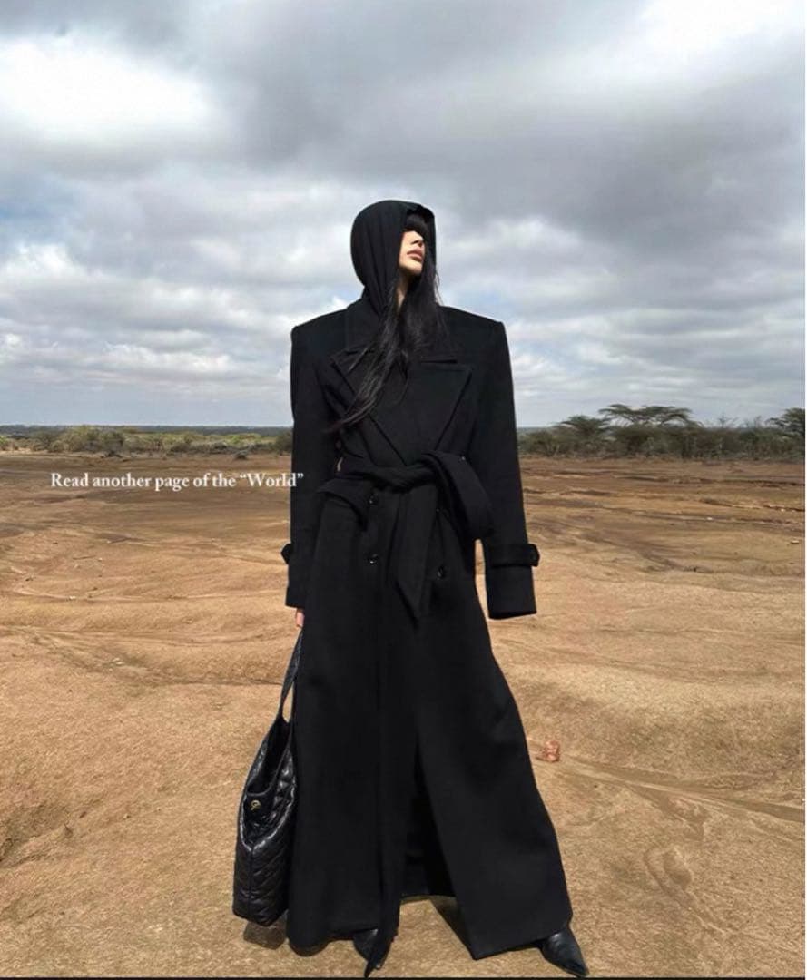 【美品】0122stepll マキシ丈コート