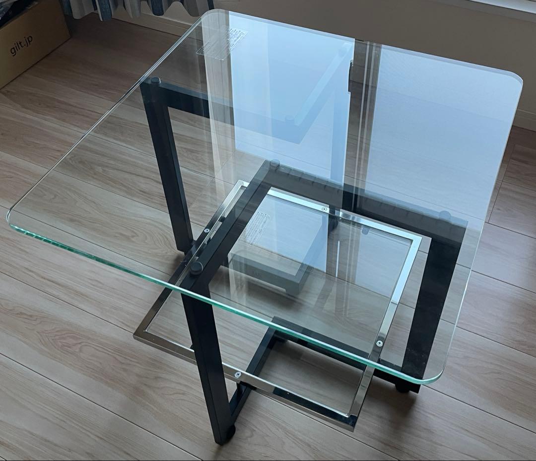 ⭐️ガラスローテーブル◎美品 定価約5万円