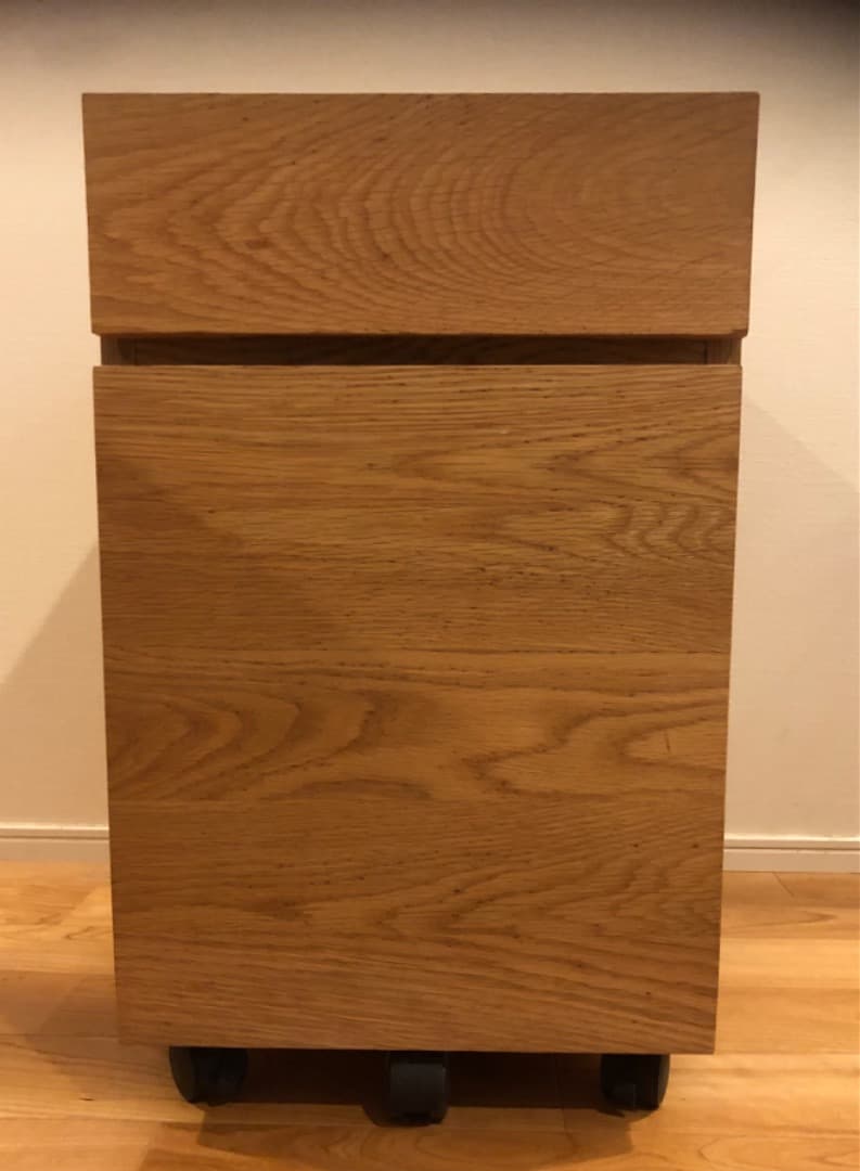 無印良品　キャビネット(天然木•オーク材)
